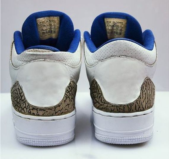 Air Jordan Iii True Blue Air Force 1 Sole Swap 03