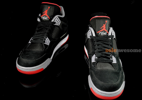 Air Jordan Iv Black Varsity Red White 2