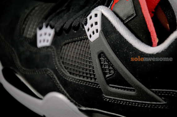 Air Jordan Iv Black Varsity Red White 5