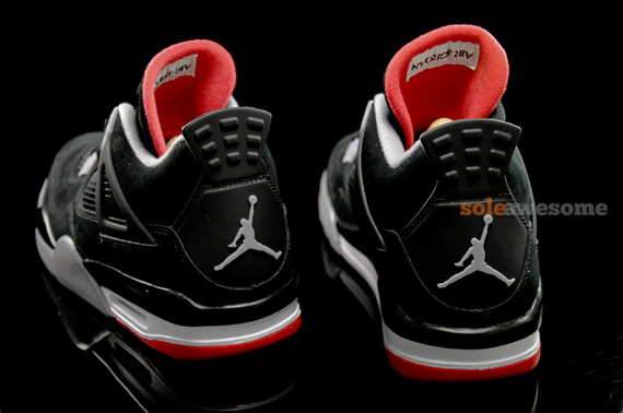 Air Jordan Iv Black Varsity Red White 7