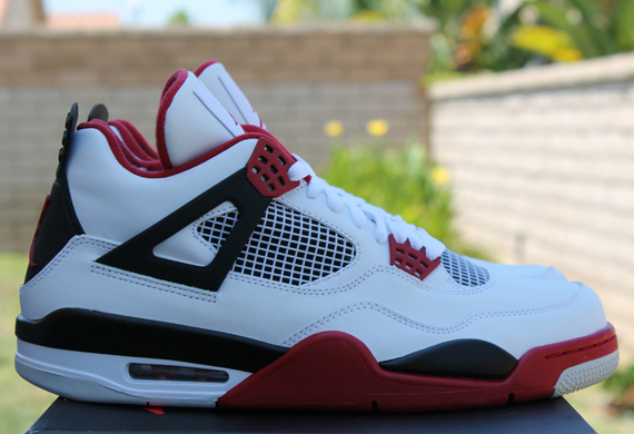 Air Jordan Iv White Red Rr 0