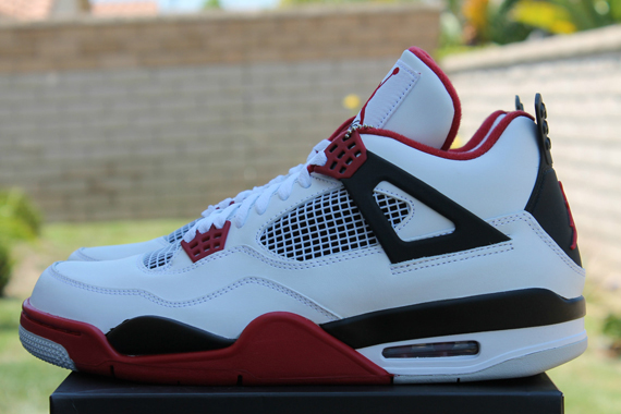 Air Jordan Iv White Red Rr 2