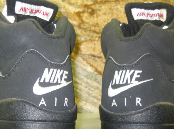 Air Jordan V - Black/Metallic Silver "Nike Air" Sample