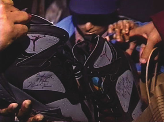 Air Jordan VII “Bordeaux” Michael Jordan All-Star Game Worn Autographed Pair