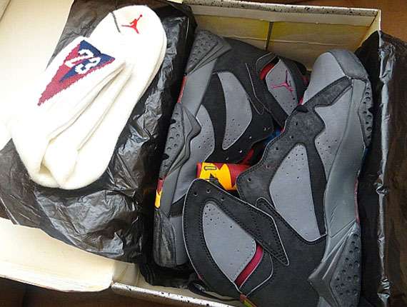 Air Jordan VII “Bordeaux” OG with Matching Socks