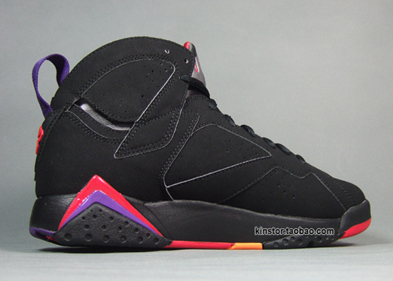 Air Jordan Vii Raptors Black Red 4