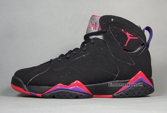 Air Jordan Vii Raptors Black Red 9