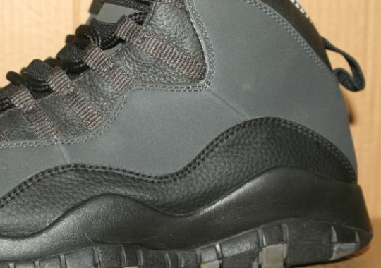 Air Jordan X “Shadow” Unreleased Sample