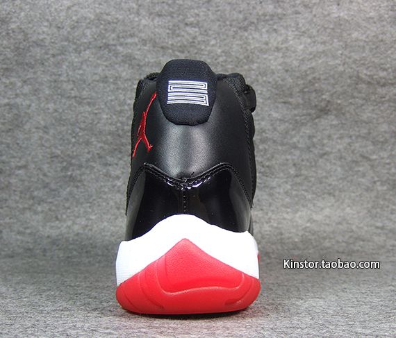 Air Jordan Xi Black Varsity Red White 05