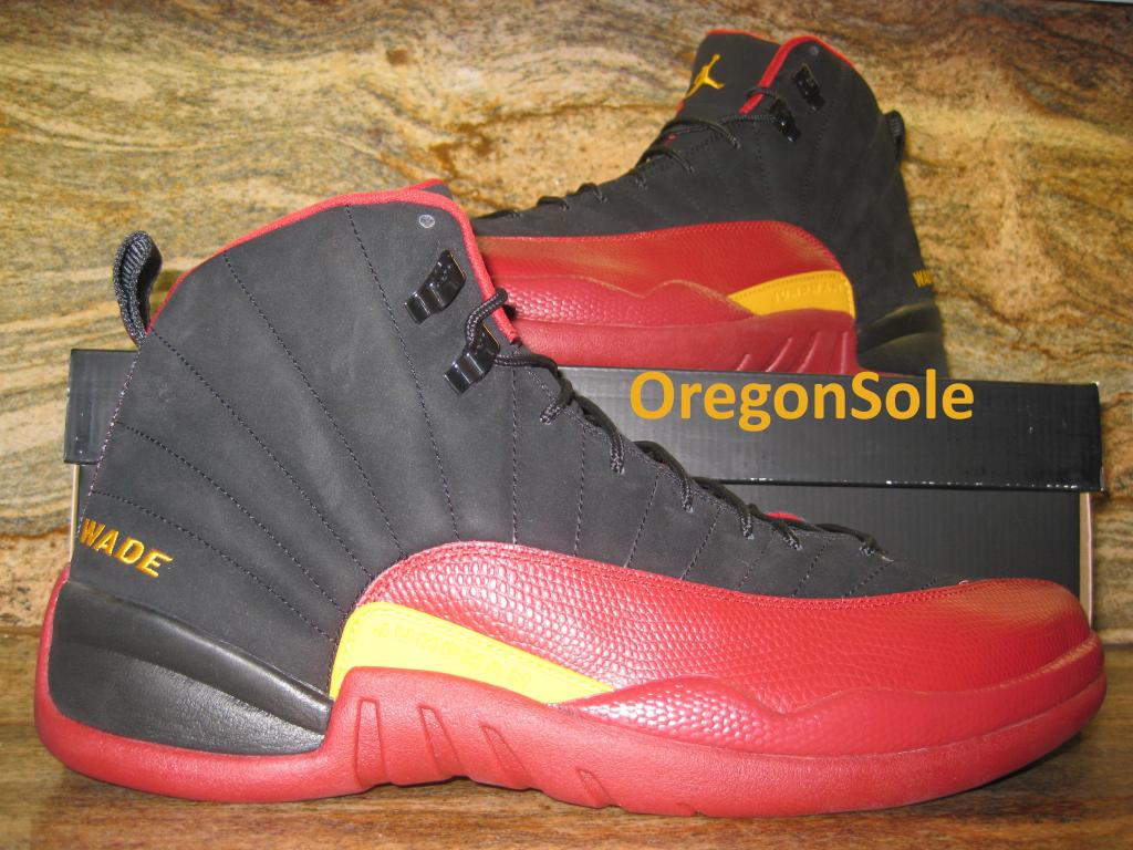 Air Jordan Xii Dwyane Wade Miami Heat Away Pe 05
