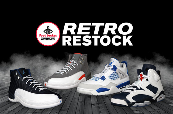 Foot Locker Jordan Retro Restock August 2012