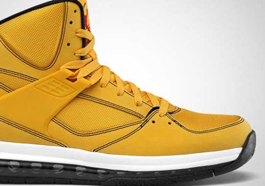 Jordan Flight 45 High Max – University Gold – Gym Red – Black – White