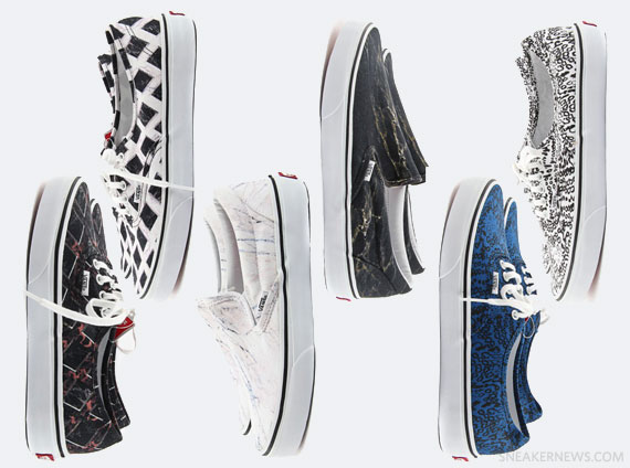 Kenzo x Vans "Marble" + "Moth" Packs