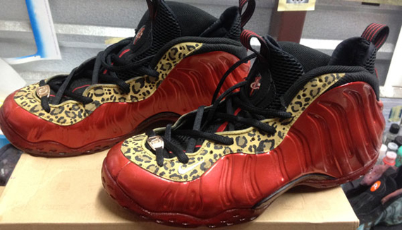 Leopard Red Foamposite 2