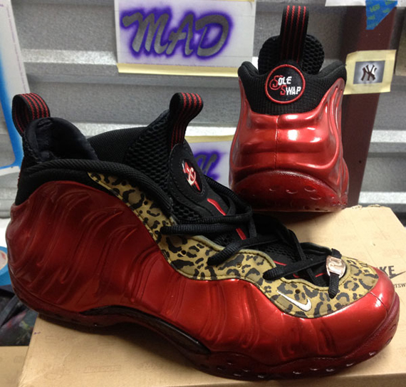 Leopard Red Foamposite 3