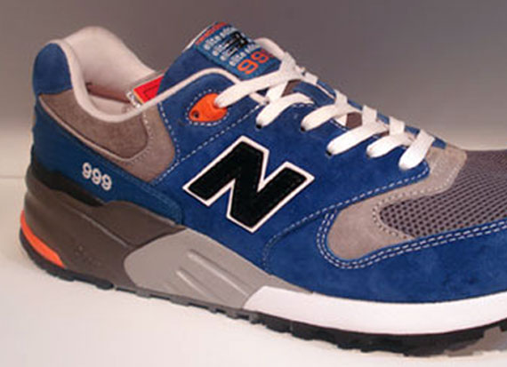 New Balance 999 Royal Grey Orange 1