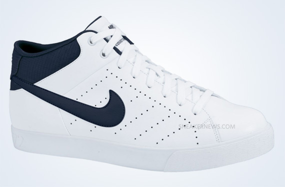 Nike Court Tour Mid White Obsidian Neutral Grey