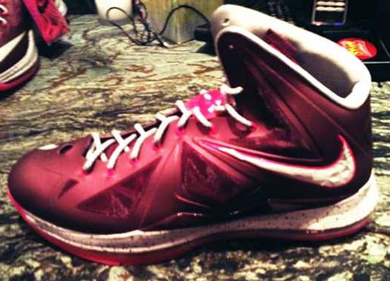 Nike Lebron X Red White 1