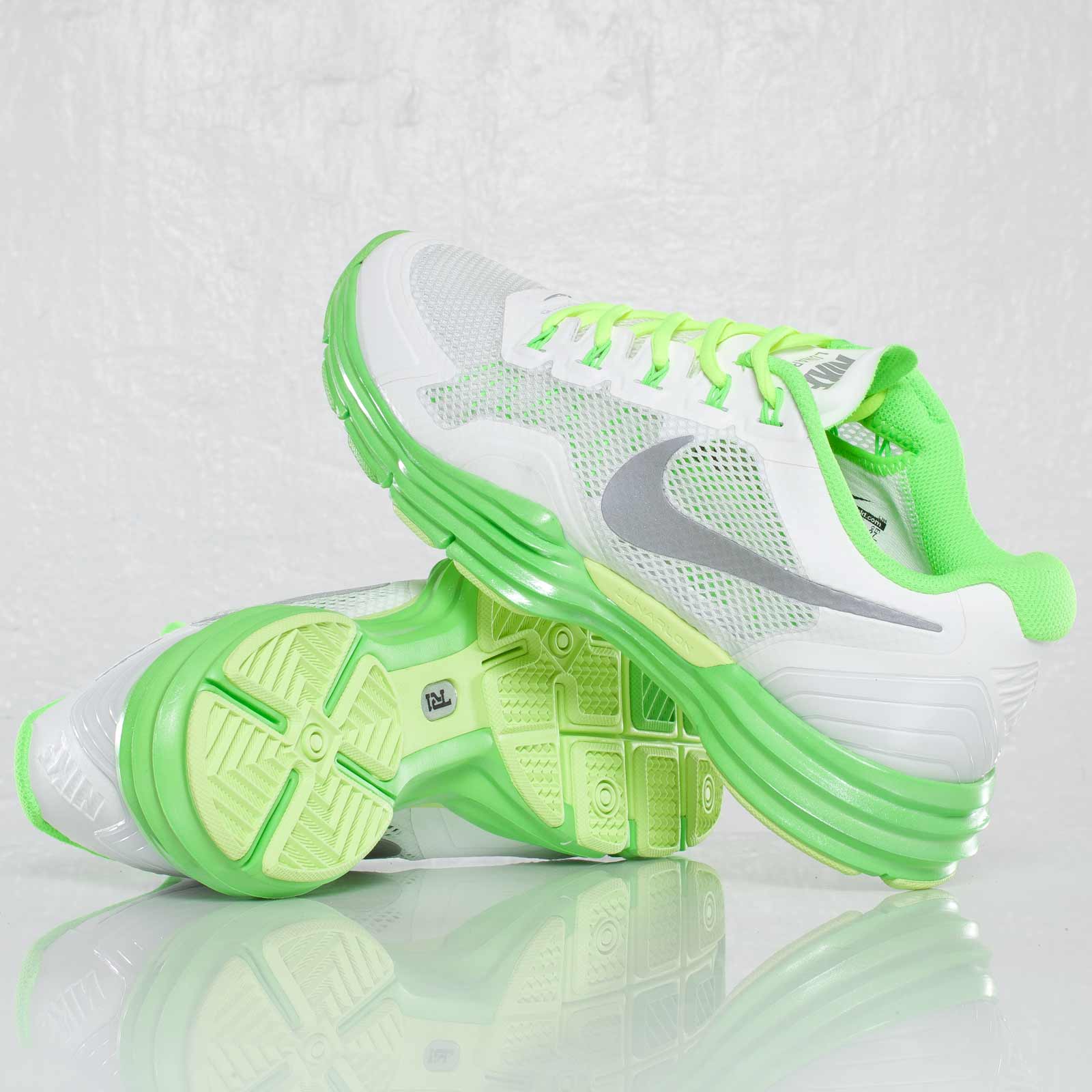 Nike Lunar Tr1 Summit White Reflective Silver Electric Green 5