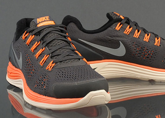 Nike LunarGlide 4+ - Midnight Fog - Total Orange