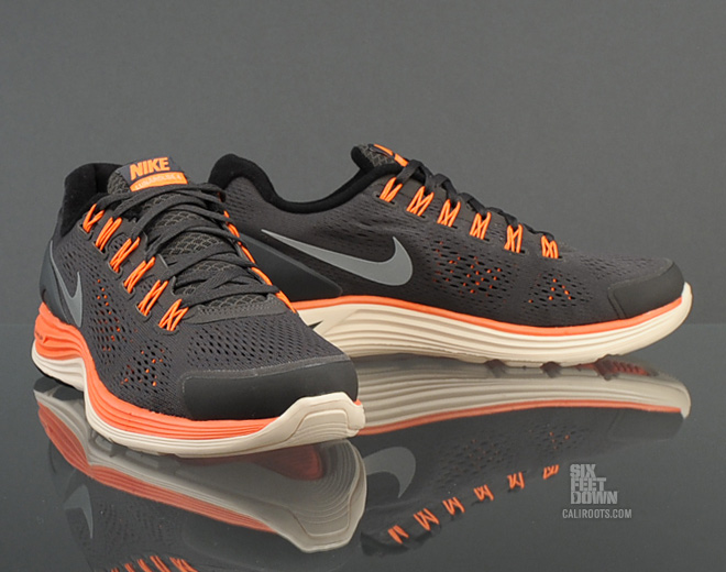 Nike Lunarglide 4 Plus Midnight Fog Orange 01