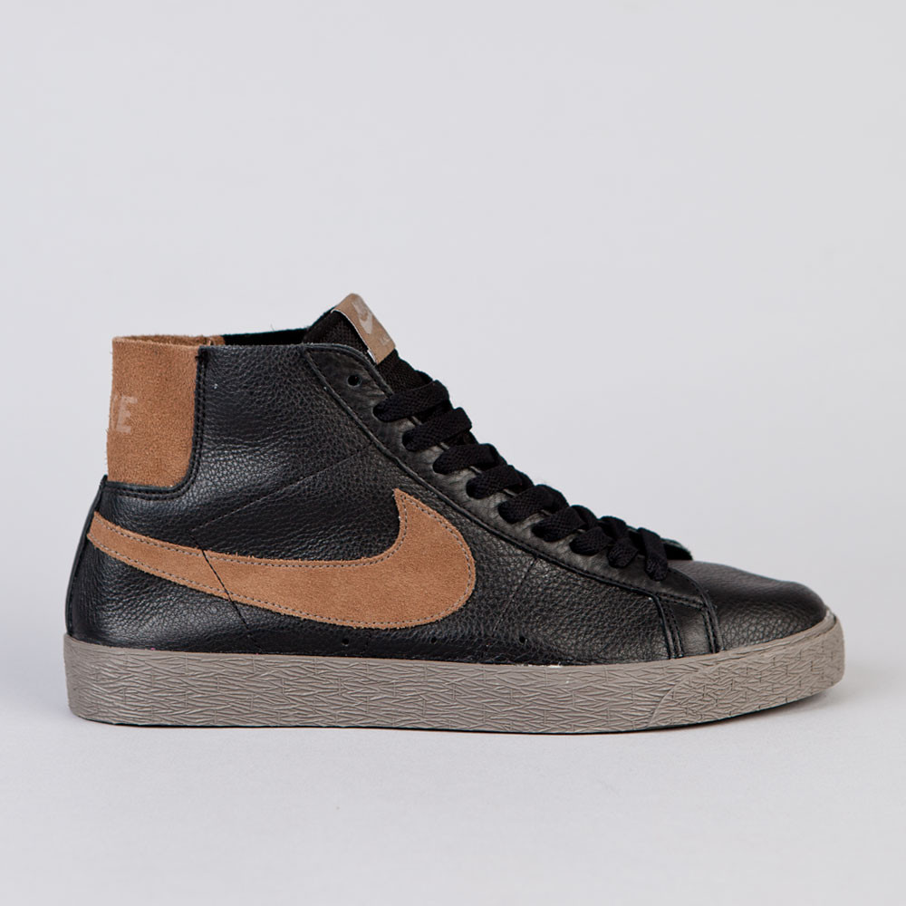 Nike Sb Blazer Premium Black Cocoa Clay Available 1
