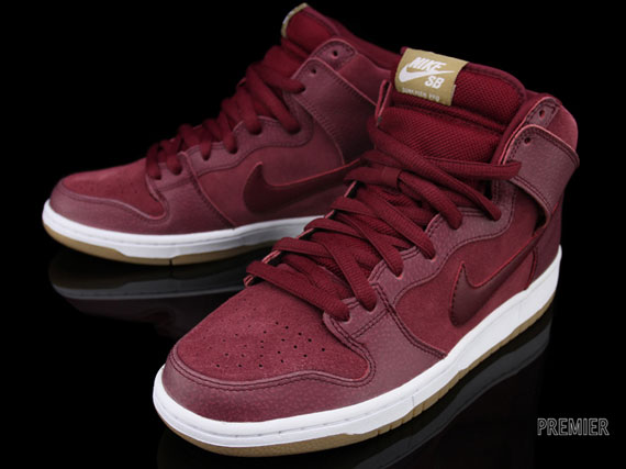 Nike Sb Dunk High Pro Team Red Filbert Available 3