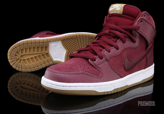 Nike Sb Dunk High Pro Team Red Filbert Available 5