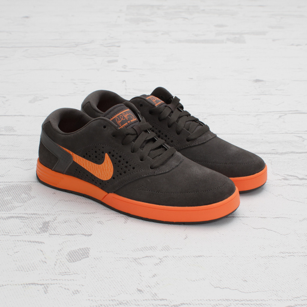 Nike Sb Paul Rodriguez 6 Midnight Fog Total Orange 2