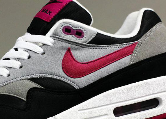 Nike WMNS Air Max 1 - Black - Wolf Grey - Rave Pink