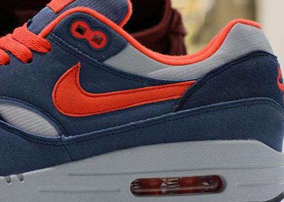 Nike WMNS Air Max 1 - Wolf Grey - Sunburst - Utility Blue