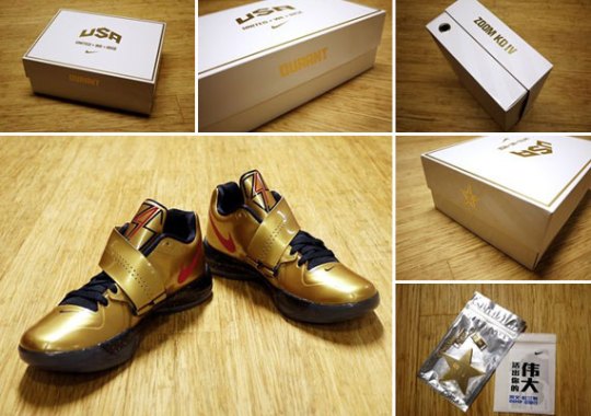 Nike Zoom KD IV “Gold Medal” – United We Rise Packaging