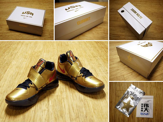 Nike Zoom KD IV “Gold Medal” – United We Rise Packaging