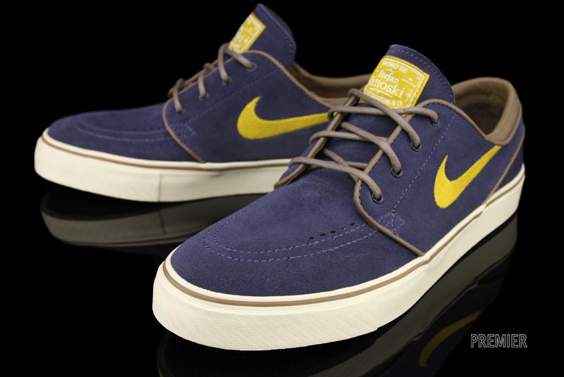 Nike Zoom Stefan Janoski Thunder Blue Dark Citron Cocoa 2