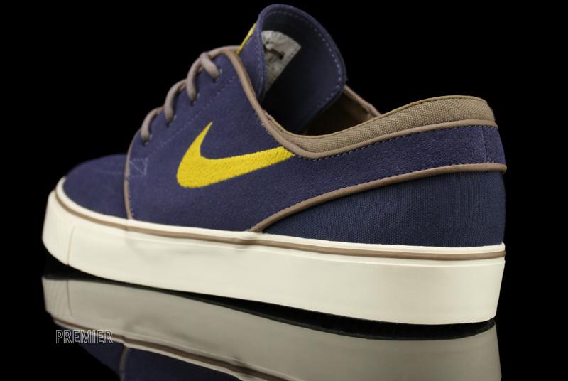 Nike Zoom Stefan Janoski Thunder Blue Dark Citron Cocoa 5