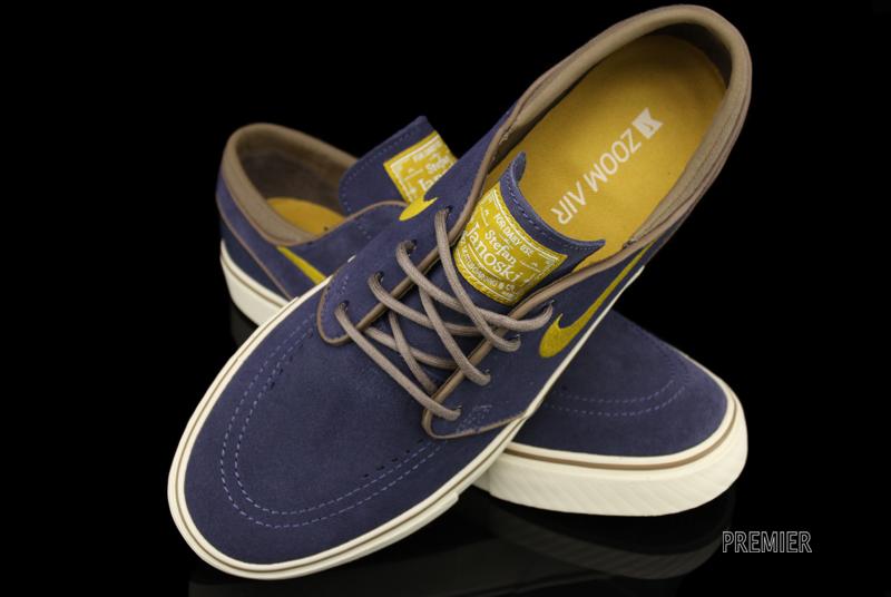 Nike Zoom Stefan Janoski Thunder Blue Dark Citron Cocoa 6
