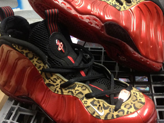 Nike Air Foamposite One "Metallic Red Leopard" Customs By Sole Swap and Rebel Aire