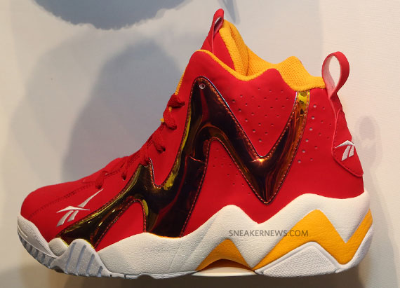 Reebok Kamikaze Ii Red Gold Yellow