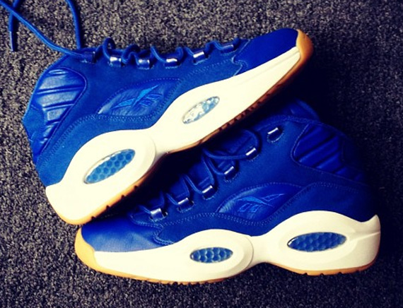 Reebok Question Royal Gum Leather Canvas Sample