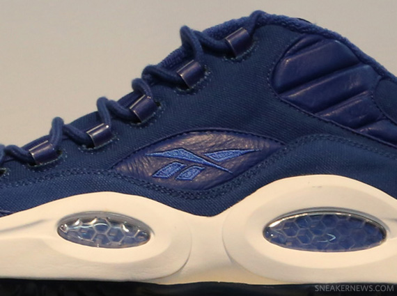 Reebok Question Royal White Canvas Leather 2