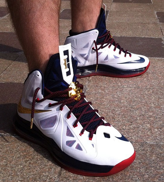 Usa Gold Swoosh Lebron 10