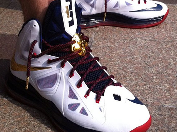 Nike LeBron X “USA” Gold Swoosh