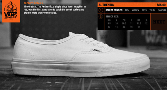 Vans Customs Authentic