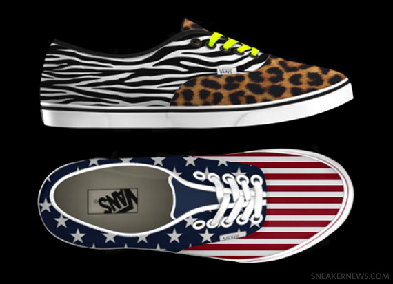 Vans Customs New Models Options
