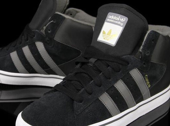 adidas Skate Campus Vulc Mid – Black – Cinder