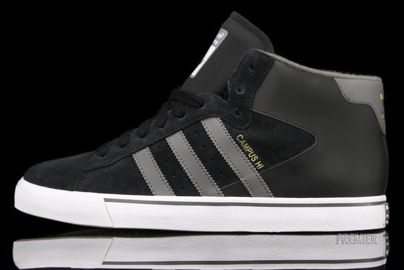 Adidas Skate Campus Vulc Mid Black Mid Cinder White 1