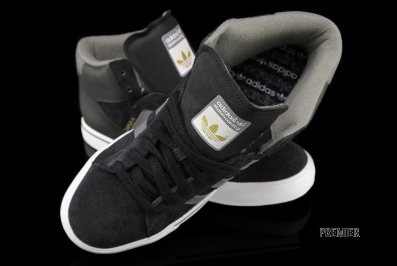 Adidas Skate Campus Vulc Mid Black Mid Cinder White 6