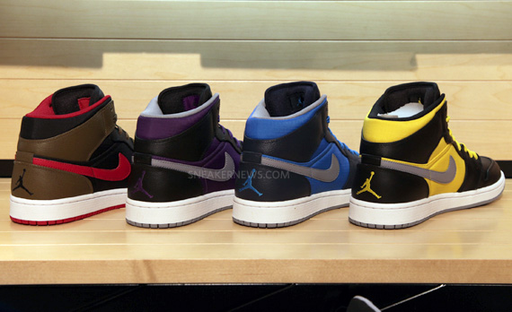 Air Jordan 1 Phat Holiday 2012 Pack 4