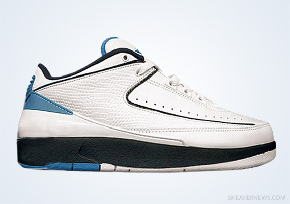 Classics Revisited: Air Jordan II Low – White – Midnight Navy – University Blue (2004)