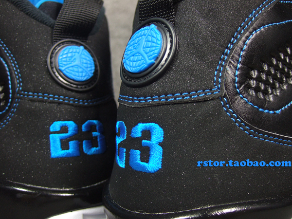 Air Jordan 9 Black Photo Blue White 01